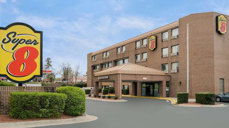 <b>Super 8 Raleigh North East Exterior</b>. Images powered by <a href="https://iceportal.shijigroup.com/" title="IcePortal" target="_blank">IcePortal</a>.