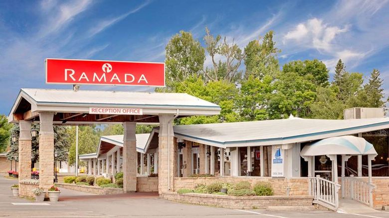 <b>Ramada Gananoque Provincial Inn Exterior</b>. Images powered by <a href="https://iceportal.shijigroup.com/" title="IcePortal" target="_blank">IcePortal</a>.