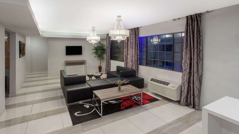 <b>Ramada Culver City Lobby</b>. Images powered by <a href="https://iceportal.shijigroup.com/" title="IcePortal" target="_blank">IcePortal</a>.