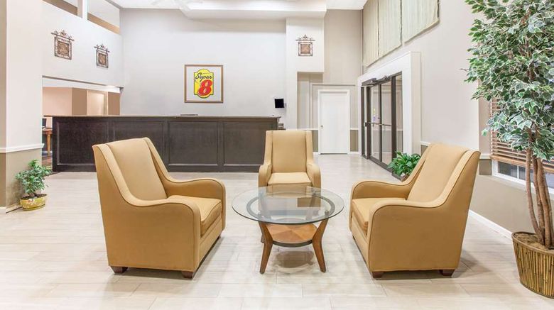 <b>Super 8 Oklahoma City Lobby</b>. Images powered by <a href="https://iceportal.shijigroup.com/" title="IcePortal" target="_blank">IcePortal</a>.