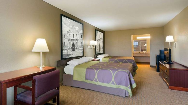 <b>Super 8 San Antonio/Riverwalk Area Room</b>. Images powered by <a href="https://iceportal.shijigroup.com/" title="IcePortal" target="_blank">IcePortal</a>.