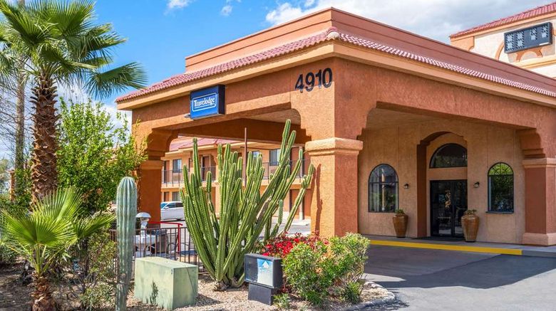 Travelodge Tucson Exterior. Images powered by <a href="https://iceportal.shijigroup.com" target="_blank" rel="noopener">Ice Portal</a>.