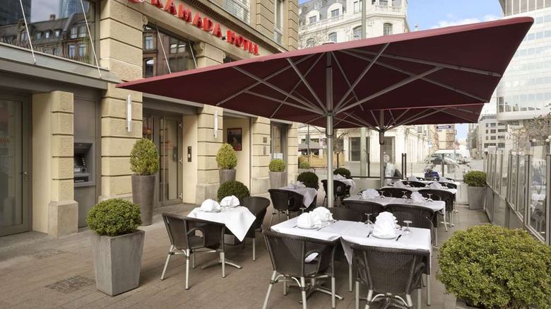 Ramada Frankfurt City Centre Exterior. Images powered by <a href="https://iceportal.shijigroup.com" target="_blank" rel="noopener">Ice Portal</a>.