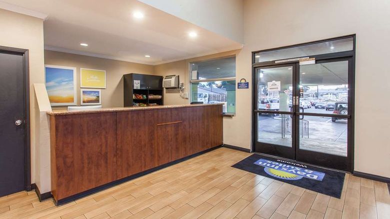 <b>Days Inn & Suites San Diego E / El Cajon Lobby</b>. Images powered by <a href="https://iceportal.shijigroup.com/" title="IcePortal" target="_blank">IcePortal</a>.