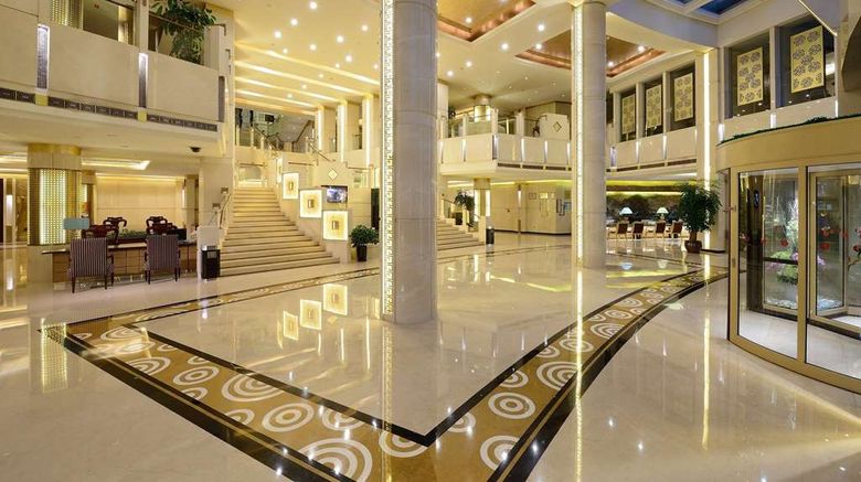 <b>Ramada Plaza Taian Lobby</b>. Images powered by <a href="https://iceportal.shijigroup.com/" title="IcePortal" target="_blank">IcePortal</a>.
