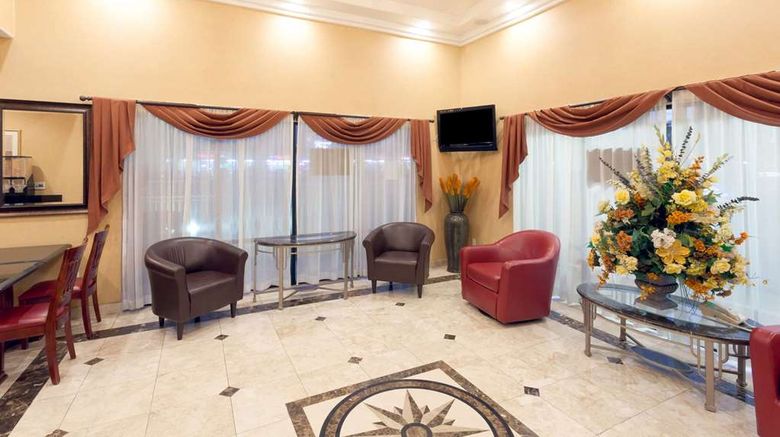<b>Howard Johnson Inn & Suites Pico Rivera Lobby</b>. Images powered by <a href="https://iceportal.shijigroup.com/" title="IcePortal" target="_blank">IcePortal</a>.