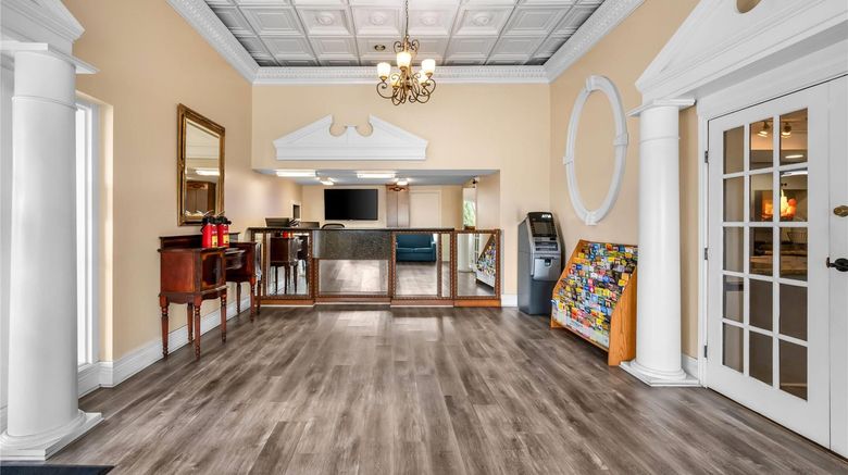 <b>Super 8 by Wyndham Metairie Lobby</b>. Images powered by <a href="https://iceportal.shijigroup.com/" title="IcePortal" target="_blank">IcePortal</a>.