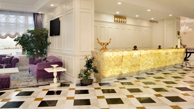 <b>Ramada Baku Lobby</b>. Images powered by <a href="https://iceportal.shijigroup.com/" title="IcePortal" target="_blank">IcePortal</a>.