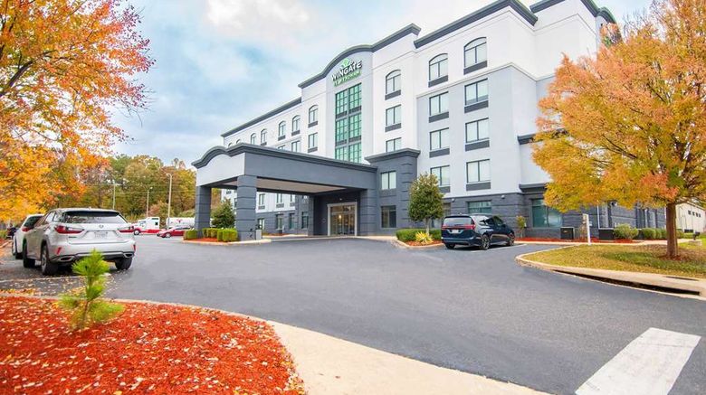 Wingate by WyndhamTuscaloosa Exterior. Images powered by <a href="https://iceportal.shijigroup.com" target="_blank" rel="noopener">Ice Portal</a>.