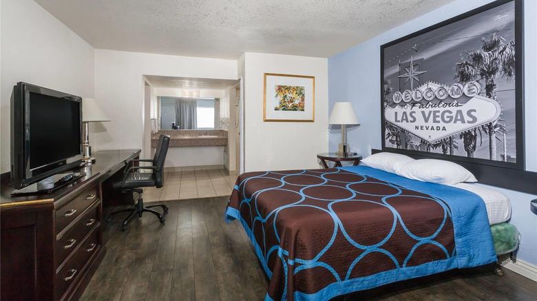 <b>Super 8 North Strip/Fremont Street Area Room</b>. Images powered by <a href="https://iceportal.shijigroup.com/" title="IcePortal" target="_blank">IcePortal</a>.