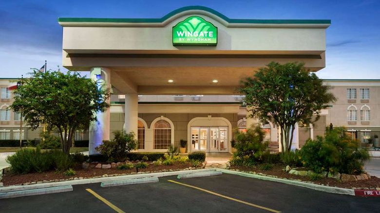 <b>Wingate by Wyndham San Marcos Exterior</b>. Images powered by <a href="https://iceportal.shijigroup.com/" title="IcePortal" target="_blank">IcePortal</a>.