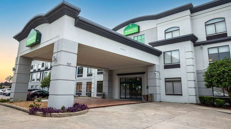 Wingate by Wyndham Lafayette Airport Exterior. Images powered by <a href="https://iceportal.shijigroup.com" target="_blank" rel="noopener">Ice Portal</a>.