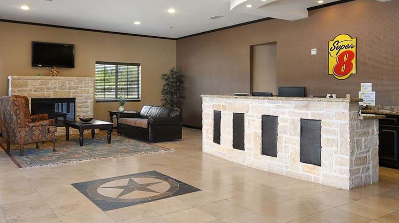 <b>Super 8 Stephenville Lobby</b>. Images powered by <a href="https://iceportal.shijigroup.com/" title="IcePortal" target="_blank">IcePortal</a>.