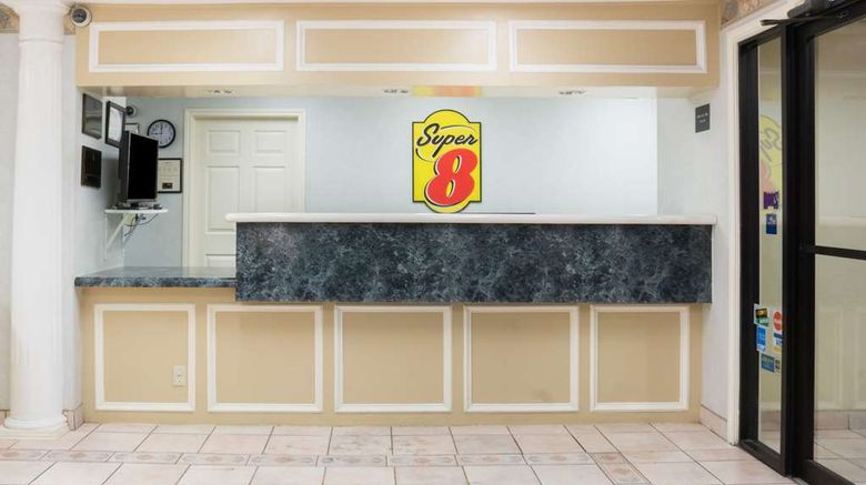 <b>Super 8 Sealy Lobby</b>. Images powered by <a href="https://iceportal.shijigroup.com/" title="IcePortal" target="_blank">IcePortal</a>.