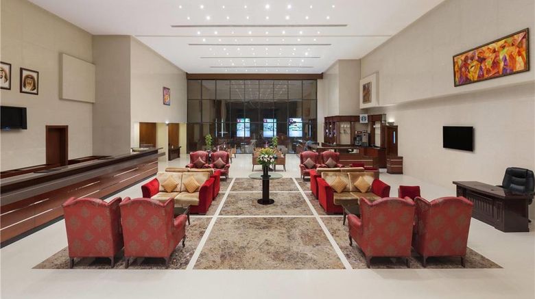 <b>Ramada Hotel & Suites Ajman Lobby</b>. Images powered by <a href="https://iceportal.shijigroup.com/" title="IcePortal" target="_blank">IcePortal</a>.