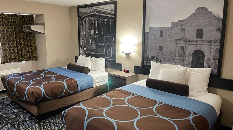 <b>Super 8 by Wyndham San Antonio Downtown NE Room</b>. Images powered by <a href="https://iceportal.shijigroup.com/" title="IcePortal" target="_blank">IcePortal</a>.
