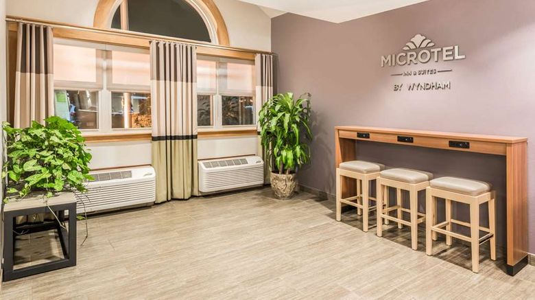 <b>Microtel Inn & Suites Victor/Rochester Lobby</b>. Images powered by <a href="https://iceportal.shijigroup.com/" title="IcePortal" target="_blank">IcePortal</a>.