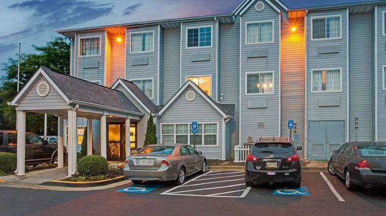 <b>Microtel Inn & Suites Atlanta Airport Exterior</b>. Images powered by <a href="https://iceportal.shijigroup.com/" title="IcePortal" target="_blank">IcePortal</a>.
