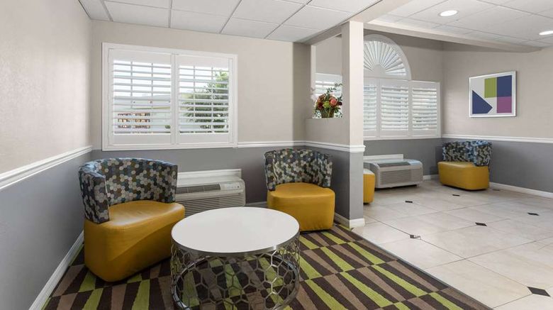 <b>Microtel Inn & Suites Panama City Lobby</b>. Images powered by <a href="https://iceportal.shijigroup.com/" title="IcePortal" target="_blank">IcePortal</a>.