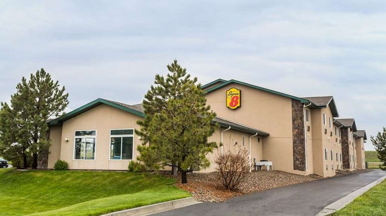 Super 8 Wheatland Exterior. Images powered by <a href="https://iceportal.shijigroup.com" target="_blank" rel="noopener">Ice Portal</a>.