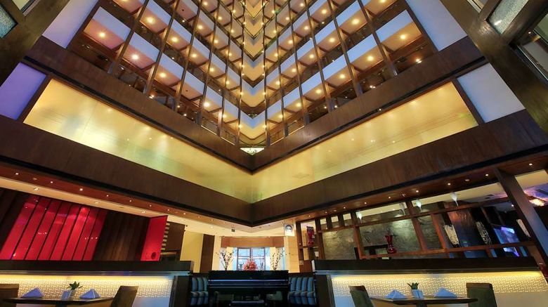 <b>Ramada by Wyndham Gurgaon Central Lobby</b>. Images powered by <a href="https://iceportal.shijigroup.com/" title="IcePortal" target="_blank">IcePortal</a>.
