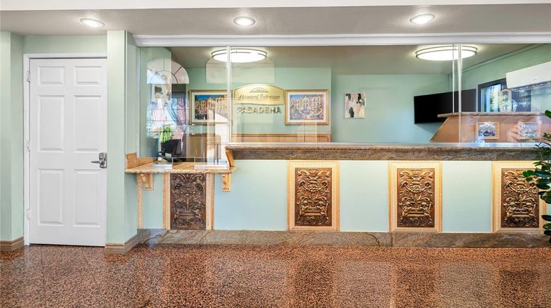 <b>Howard Johnson Pasadena Lobby</b>. Images powered by <a href="https://iceportal.shijigroup.com/" title="IcePortal" target="_blank">IcePortal</a>.