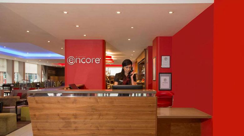 <b>Ramada Encore Leicester City Centre Lobby</b>. Images powered by <a href="https://iceportal.shijigroup.com/" title="IcePortal" target="_blank">IcePortal</a>.