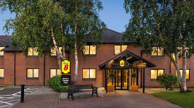 <b>Super 8 by Wyndham Chester East Exterior</b>. Images powered by <a href="https://iceportal.shijigroup.com/" title="IcePortal" target="_blank">IcePortal</a>.