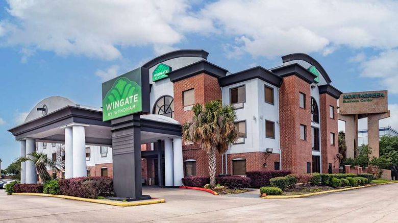 <b>Wingate by Wyndham Houston IAH Airport Exterior</b>. Images powered by <a href="https://iceportal.shijigroup.com/" title="IcePortal" target="_blank">IcePortal</a>.
