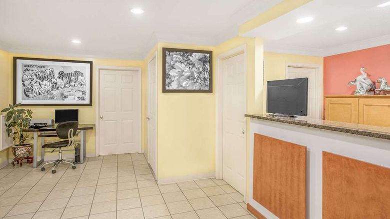 <b>Super 8 Sumter Lobby</b>. Images powered by <a href="https://iceportal.shijigroup.com/" title="IcePortal" target="_blank">IcePortal</a>.
