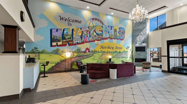 <b>Ramada Harrisburg/Hershey Area Lobby</b>. Images powered by <a href="https://iceportal.shijigroup.com/" title="IcePortal" target="_blank">IcePortal</a>.