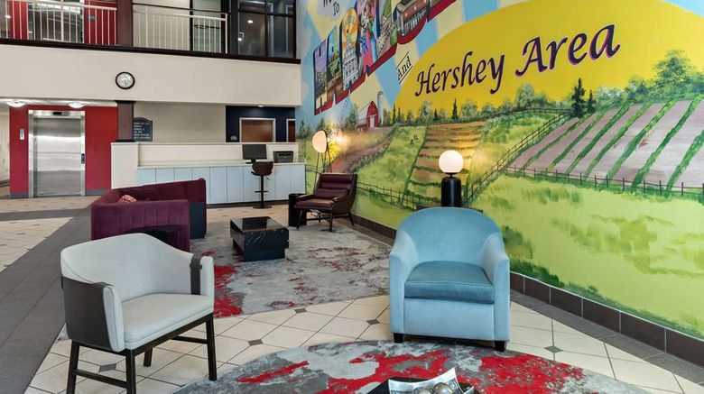 <b>Ramada Harrisburg/Hershey Area Lobby</b>. Images powered by <a href="https://iceportal.shijigroup.com/" title="IcePortal" target="_blank">IcePortal</a>.