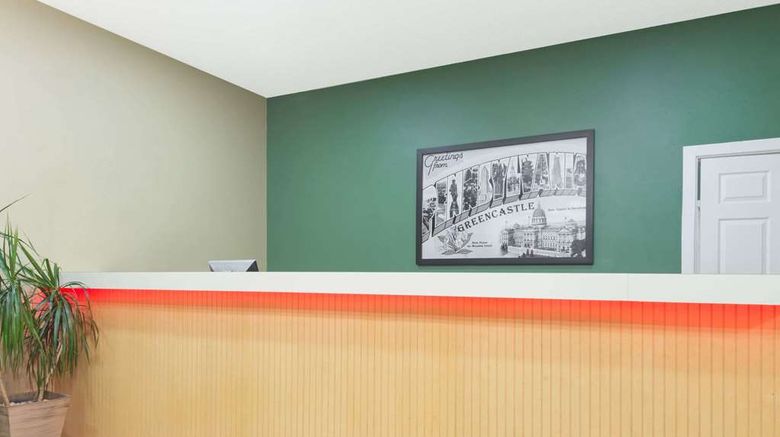 <b>Super 8 Greencastle Lobby</b>. Images powered by <a href="https://iceportal.shijigroup.com/" title="IcePortal" target="_blank">IcePortal</a>.