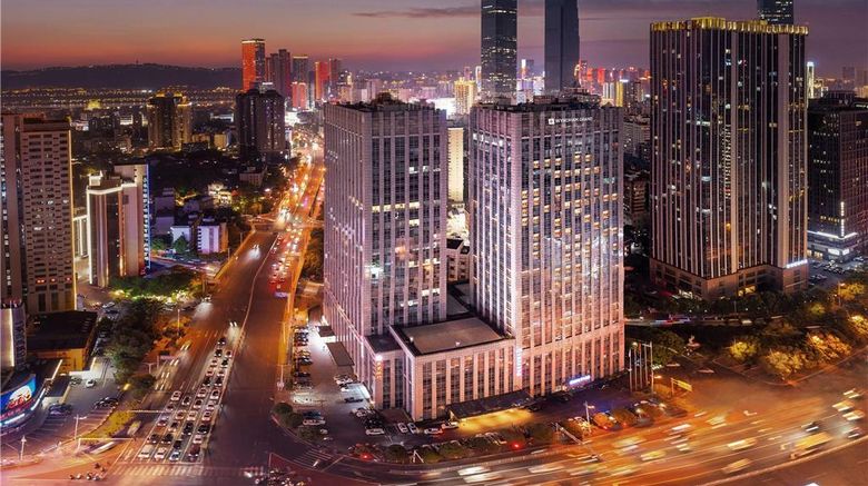 Wyndham Grand Plaza Royale Furongguo Exterior. Images powered by <a href="https://iceportal.shijigroup.com" target="_blank" rel="noopener">Ice Portal</a>.