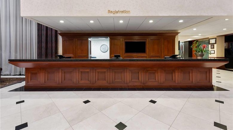 <b>Wyndham Riverfront Little Rock Lobby</b>. Images powered by <a href="https://iceportal.shijigroup.com/" title="IcePortal" target="_blank">IcePortal</a>.