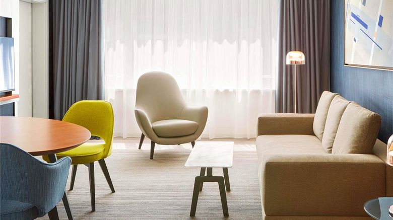 <b>Sofitel Luxembourg Europe Exterior</b>. Images powered by <a href="https://iceportal.shijigroup.com/" title="IcePortal" target="_blank">IcePortal</a>.