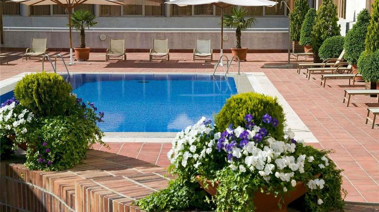 <b>Novotel Madrid Campo Naciones Exterior</b>. Images powered by <a href="https://iceportal.shijigroup.com/" title="IcePortal" target="_blank">IcePortal</a>.