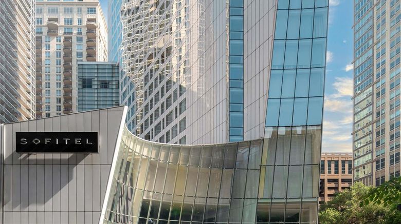 Sofitel Chicago Magnificent Mile Exterior. Images powered by <a href="https://iceportal.shijigroup.com" target="_blank" rel="noopener">Ice Portal</a>.