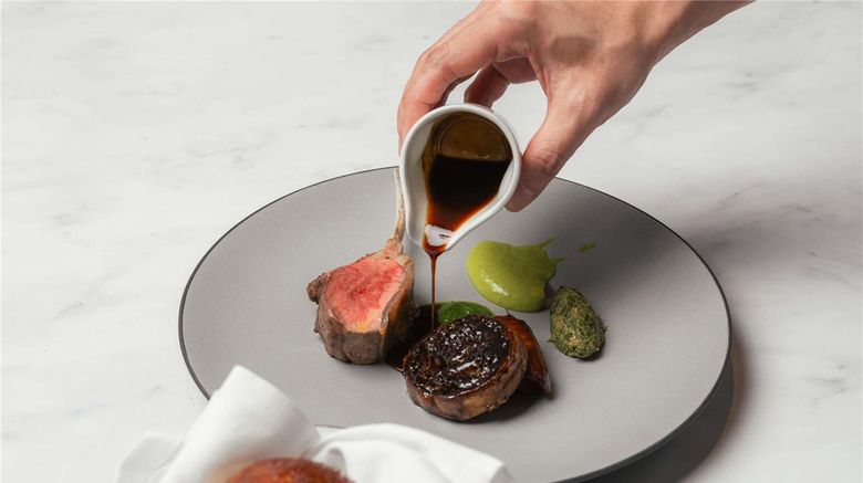 <b>Sofitel London St James Restaurant</b>. Images powered by <a href="https://iceportal.shijigroup.com/" title="IcePortal" target="_blank">IcePortal</a>.