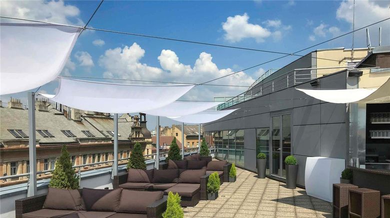 <b>Novotel Praha Wenceslas Square Exterior</b>. Images powered by <a href="https://iceportal.shijigroup.com/" title="IcePortal" target="_blank">IcePortal</a>.
