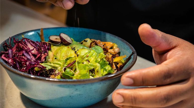 <b>Novotel Suites Paris CDG Airport Villepinte Restaurant</b>. Images powered by <a href="https://iceportal.shijigroup.com/" title="IcePortal" target="_blank">IcePortal</a>.