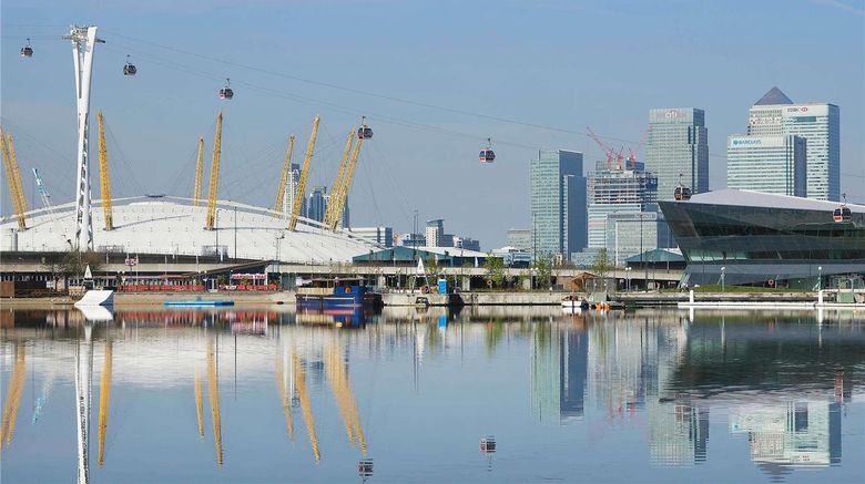 <b>Ibis London Excel Exterior</b>. Images powered by <a href="https://iceportal.shijigroup.com/" title="IcePortal" target="_blank">IcePortal</a>.