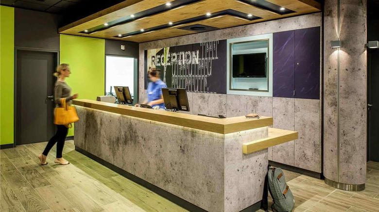 <b>Ibis Budget Salzburg Airport Exterior</b>. Images powered by <a href="https://iceportal.shijigroup.com/" title="IcePortal" target="_blank">IcePortal</a>.