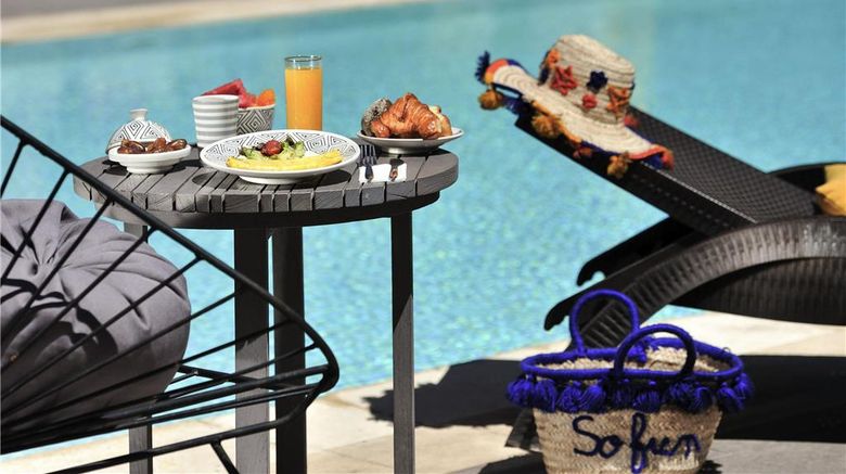 <b>Suite Novotel Marrakech Restaurant</b>. Images powered by <a href="https://iceportal.shijigroup.com/" title="IcePortal" target="_blank">IcePortal</a>.