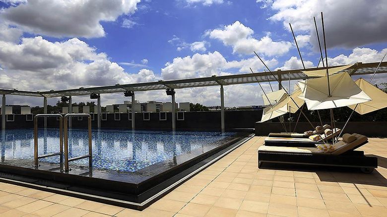 <b>Novotel Bengaluru Outer Ring Road Hotel Pool</b>. Images powered by <a href="https://iceportal.shijigroup.com/" title="IcePortal" target="_blank">IcePortal</a>.