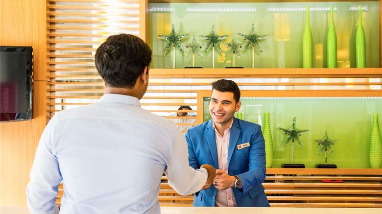 <b>Ibis Deira Creekside Dubai Exterior</b>. Images powered by <a href="https://iceportal.shijigroup.com/" title="IcePortal" target="_blank">IcePortal</a>.