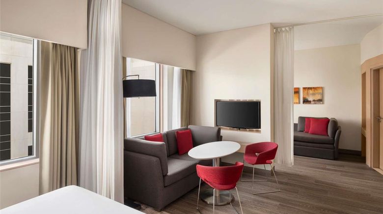 <b>Novotel Suites Mall Avenue Dubai Exterior</b>. Images powered by <a href="https://iceportal.shijigroup.com/" title="IcePortal" target="_blank">IcePortal</a>.
