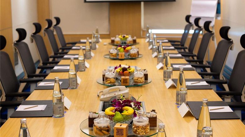 <b>Novotel Hyderabad Airport Meeting</b>. Images powered by <a href="https://iceportal.shijigroup.com/" title="IcePortal" target="_blank">IcePortal</a>.