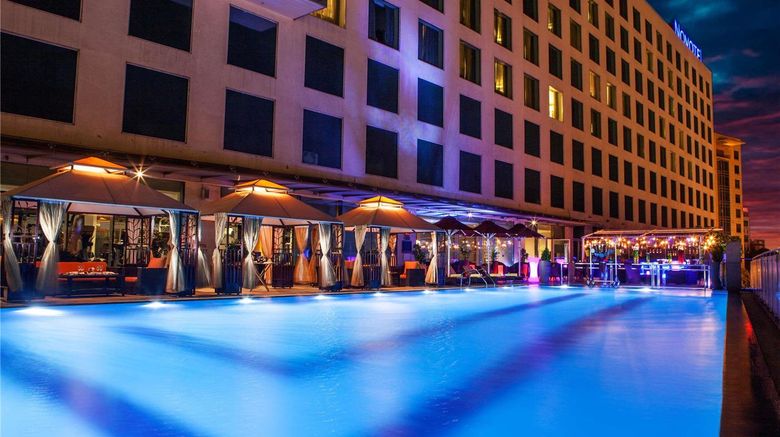 <b>Novotel Pune Nagar Road Pool</b>. Images powered by <a href="https://iceportal.shijigroup.com/" title="IcePortal" target="_blank">IcePortal</a>.