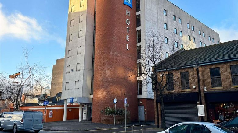 Ibis Budget Belfast City Centre Exterior. Images powered by <a href="https://iceportal.shijigroup.com" target="_blank" rel="noopener">Ice Portal</a>.